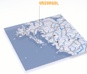 3d view of Ŭnsŏn-gol