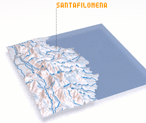 3d view of Santa Filomena