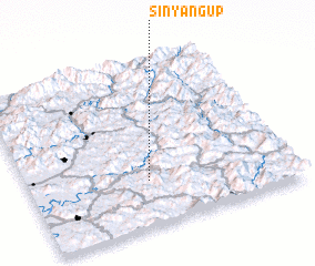 3d view of Sinyang-ŭp