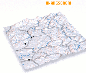 3d view of Kwangsŏng-ni