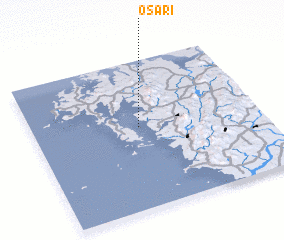 3d view of Ŏsa-ri