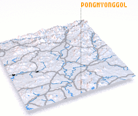 3d view of Pongmyŏng-gol