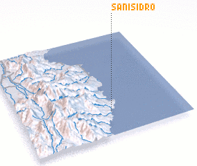 3d view of San Isidro