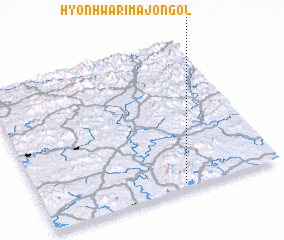 3d view of Hyŏnhwarimajŏn-gol