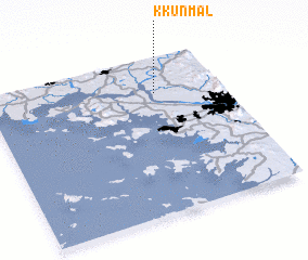 3d view of Kkŭn-mal