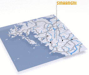 3d view of Sinwang-ni