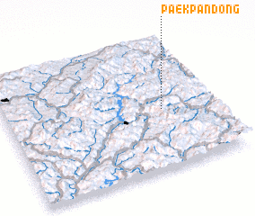 3d view of Paekpan-dong