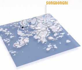 3d view of Songdŏng-ni