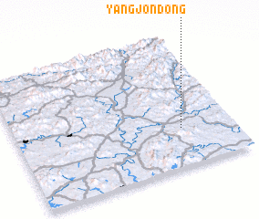 3d view of Yangjŏn-dong