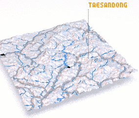 3d view of Taesan-dong