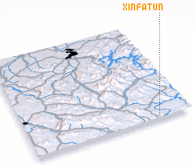 3d view of Xinfatun