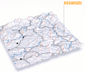 3d view of Kŏsang-ni