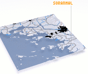 3d view of Sŏran-mal