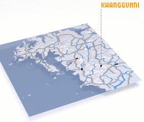 3d view of Kwanggŭm-ni