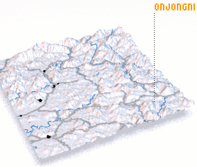 3d view of Onjŏng-ni