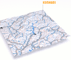 3d view of Kŏnha-ri