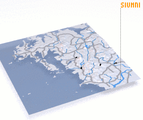 3d view of Siŭm-ni