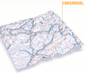 3d view of Chŏgŭn-gol