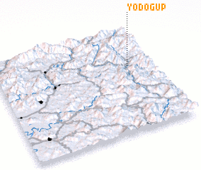 3d view of Yodŏg-ŭp