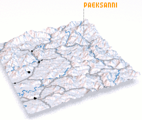 3d view of Paeksan-ni