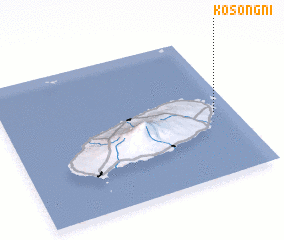 3d view of Kosŏng-ni