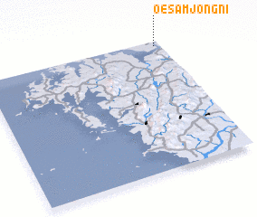 3d view of Oesamjŏng-ni