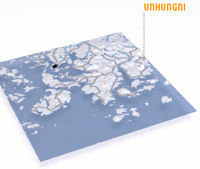 3d view of Unhŭng-ni