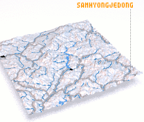 3d view of Samhyŏngje-dong