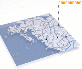 3d view of Chosŏn-dong