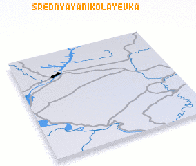 3d view of Srednyaya Nikolayevka