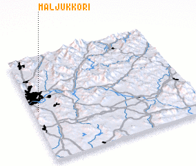 3d view of Maljukkŏ-ri