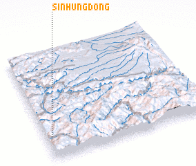 3d view of Sinhŭng-dong