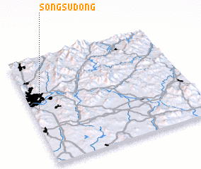 3d view of Sŏngsu-dong