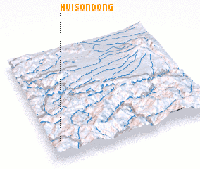 3d view of Hŭison-dong