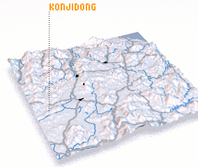 3d view of Konji-dong