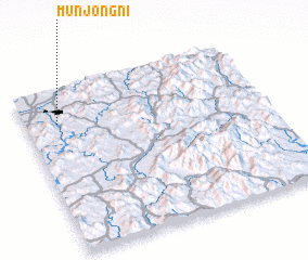 3d view of Munjŏng-ni