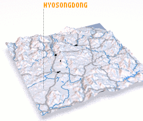 3d view of Hyosong-dong