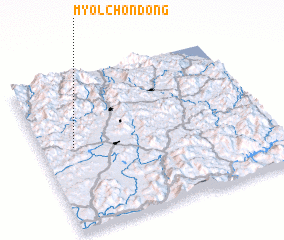 3d view of Myŏlchŏn-dong