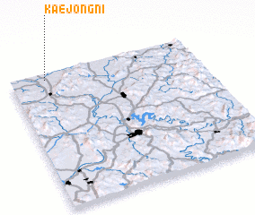 3d view of Kaejŏng-ni