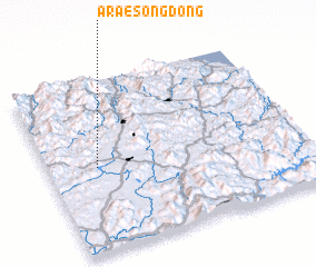 3d view of Araesŏng-dong