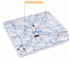 3d view of Ponggong-ni