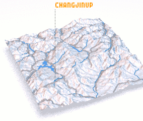 3d view of Changjin-ŭp