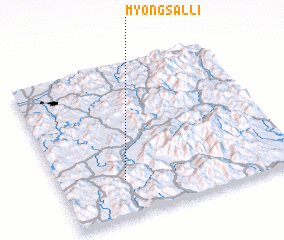 3d view of Myŏngsal-li