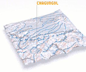 3d view of Chagŭn-gol