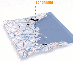 3d view of Sŏngnam-ni