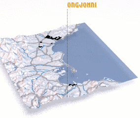 3d view of Ongjŏm-ni