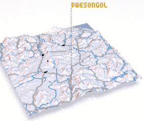 3d view of Paesŏn-gol