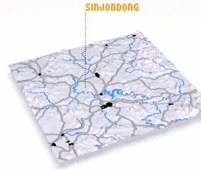 3d view of Sinjŏn-dong