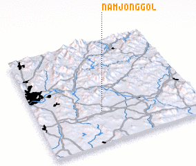 3d view of Namjŏng-gol