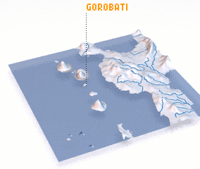 3d view of Gorobati